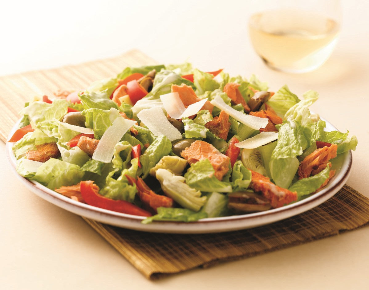 Smoked Salmon Caesar Salad