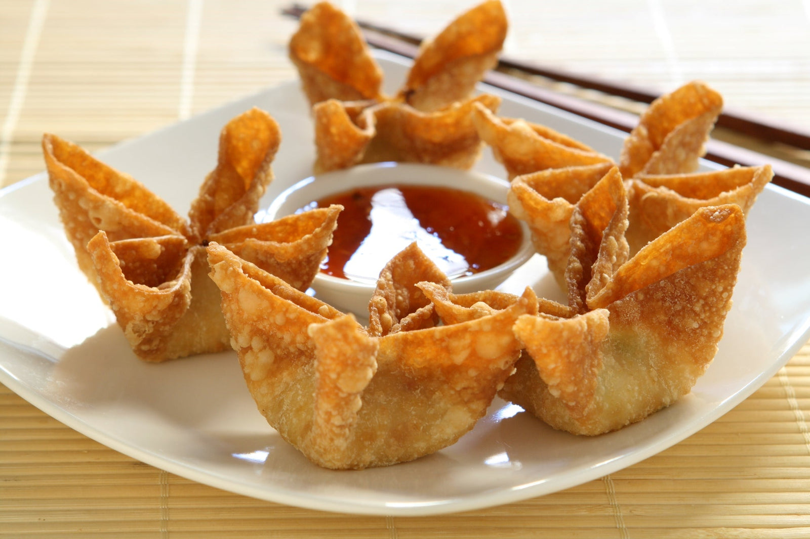 Smoked Salmon Rangoon with Sweet Chili Sauce