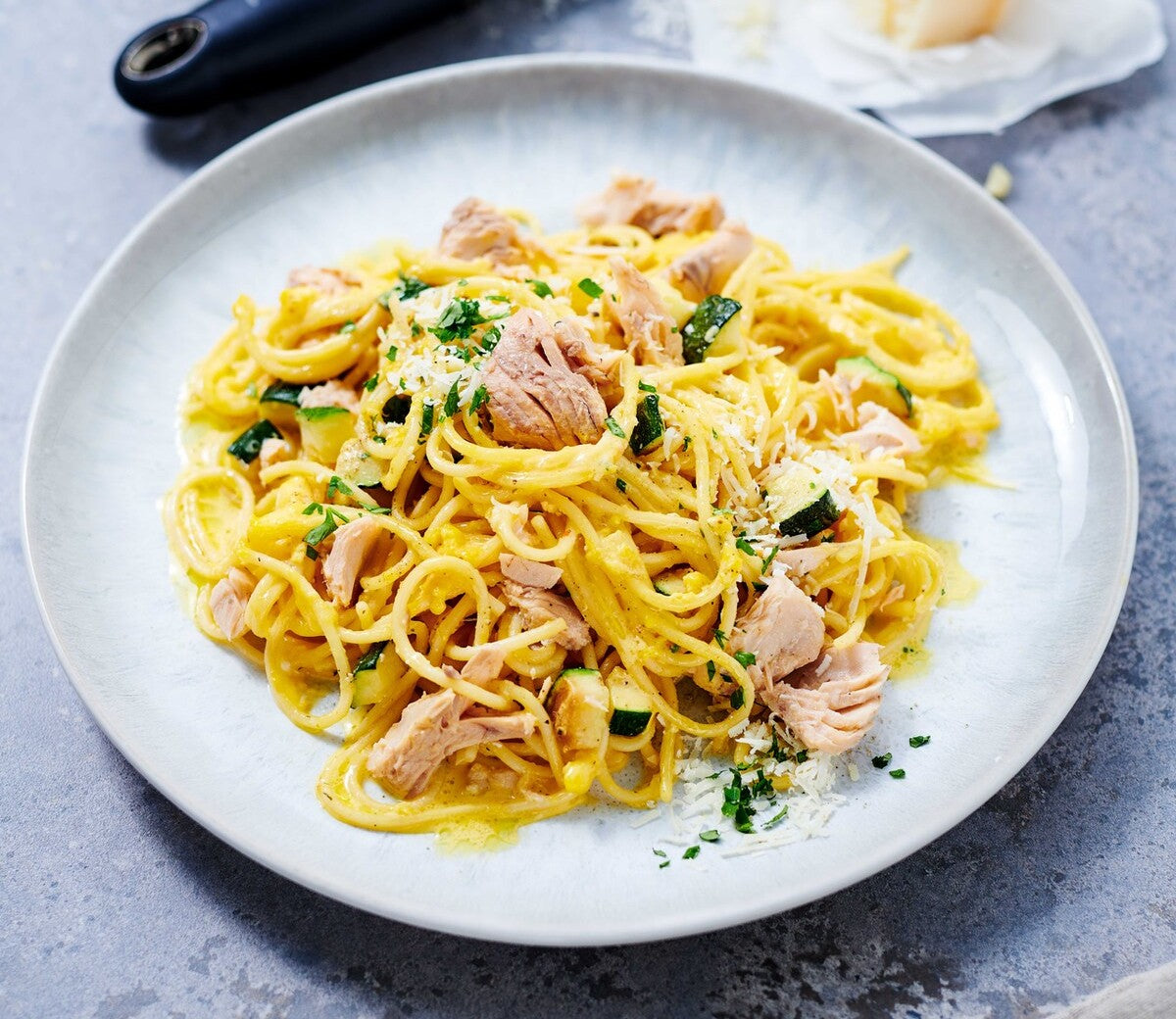 Smoked Salmon Carbonara