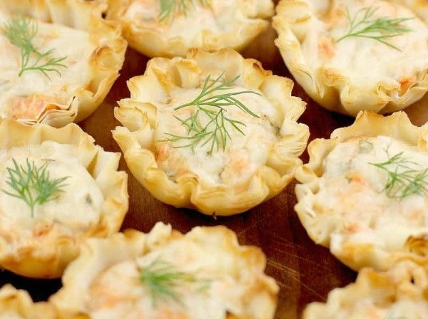 Smoked Salmon Tartlets