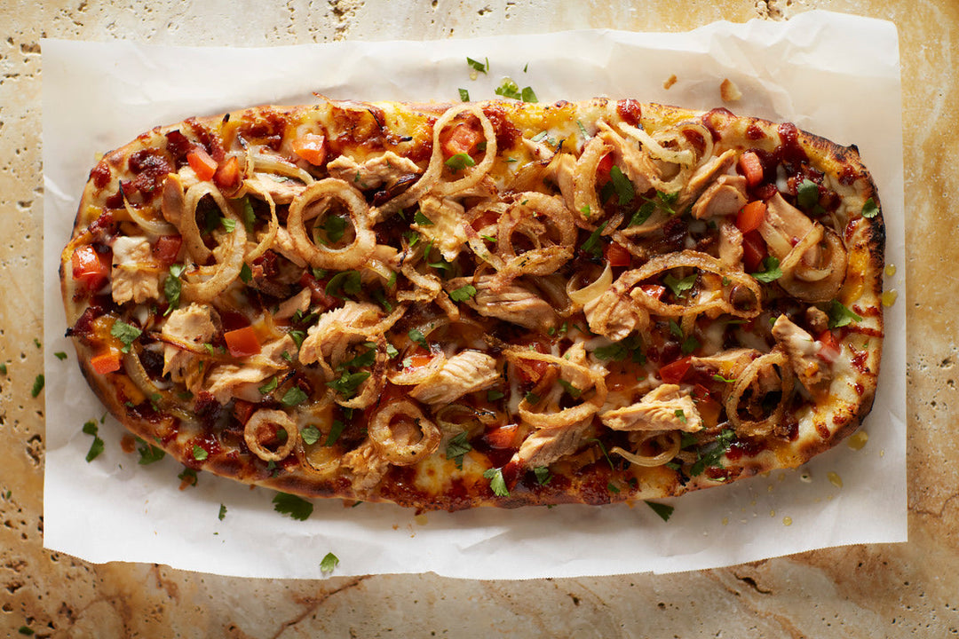 Smoked Salmon BBQ Flatbread