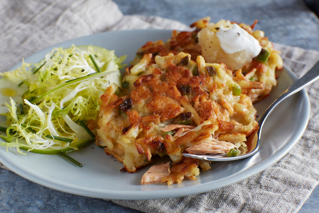 Smoked Salmon Potato Pancakes