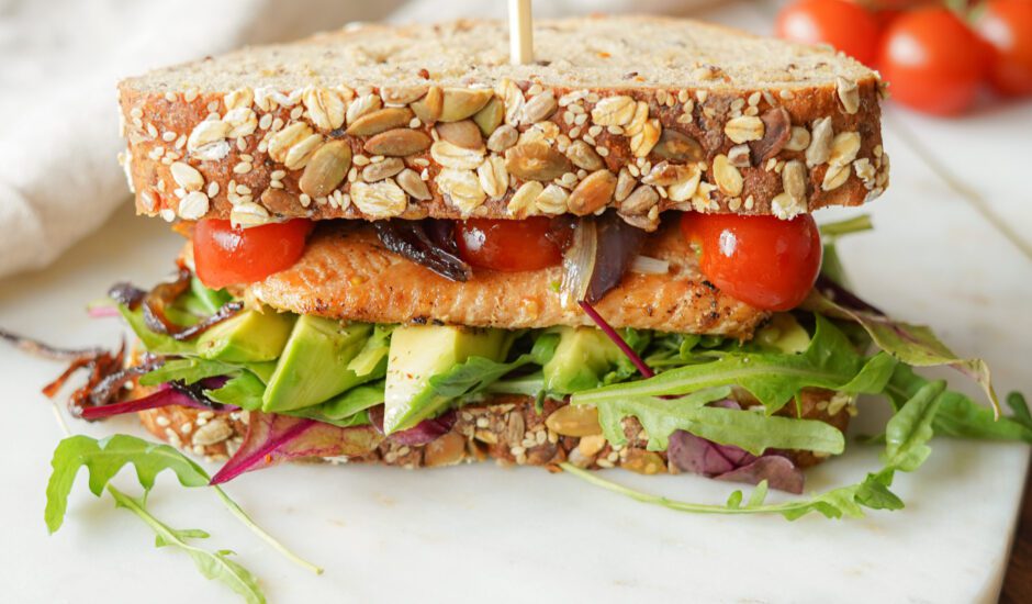 Smoked Salmon Sandwich with Avocado