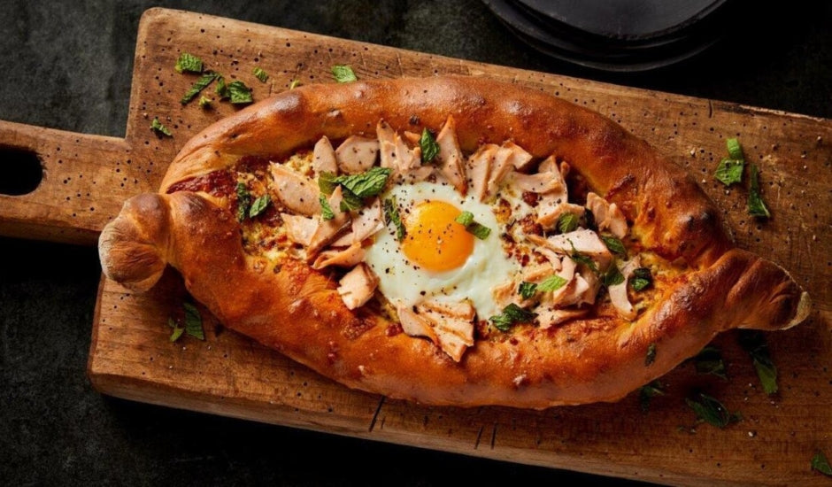 Smoked Salmon Khachapuri