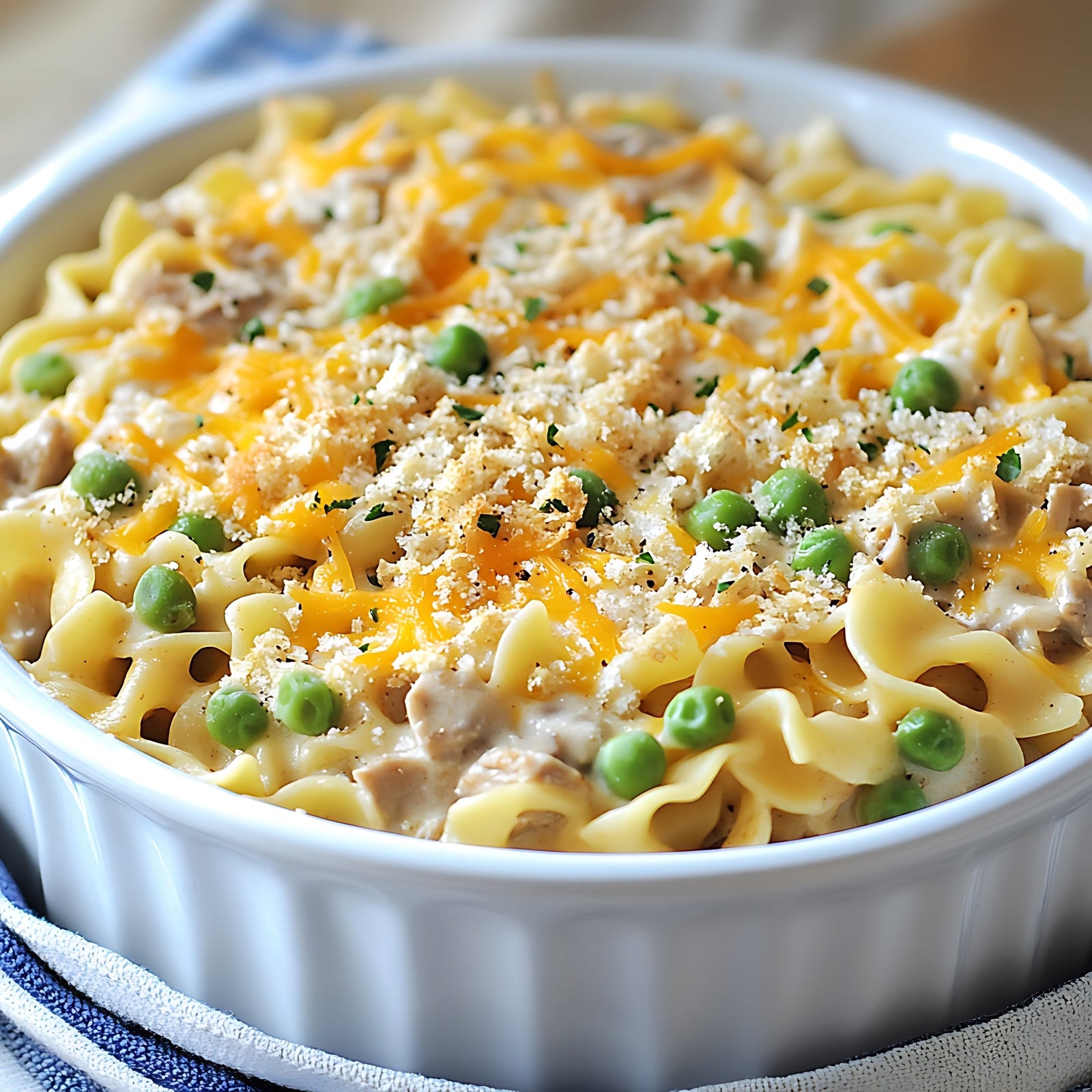 Smoked Salmon Noodle Casserole