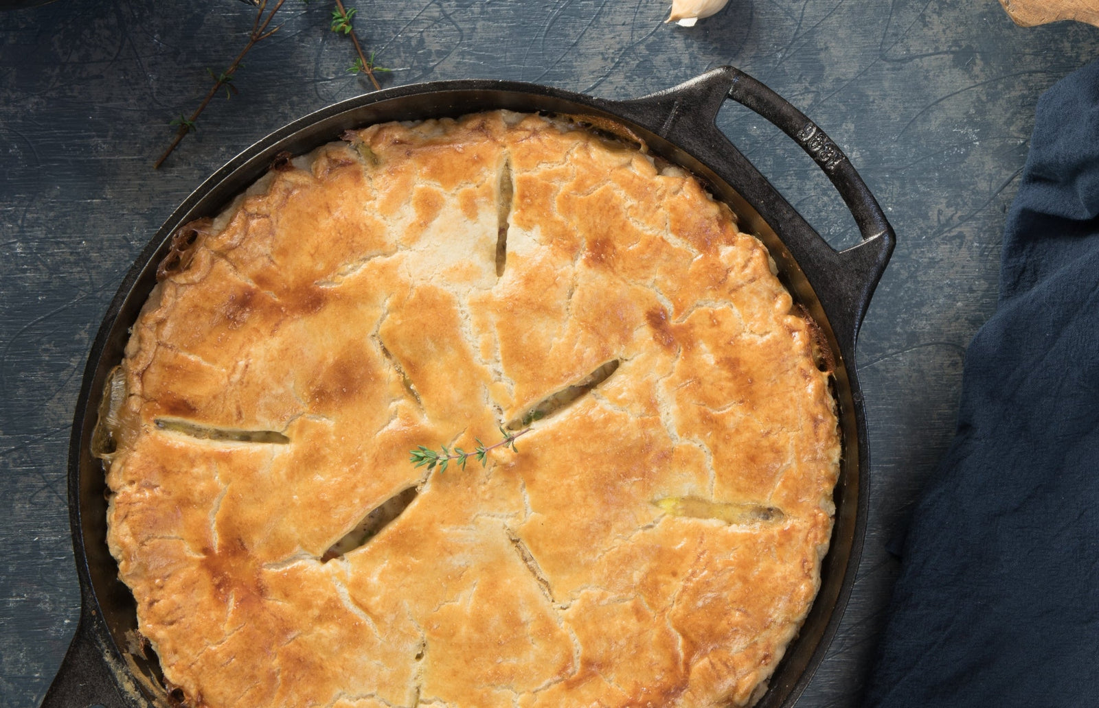 Smoked Salmon Pot pie