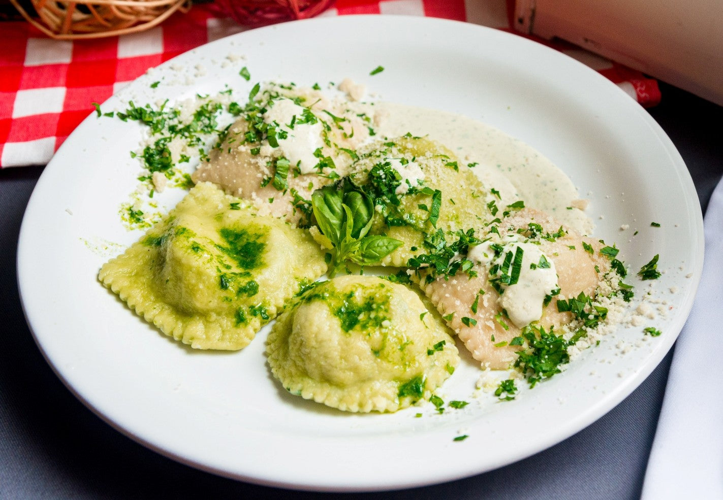 Smoked Salmon Ravioli