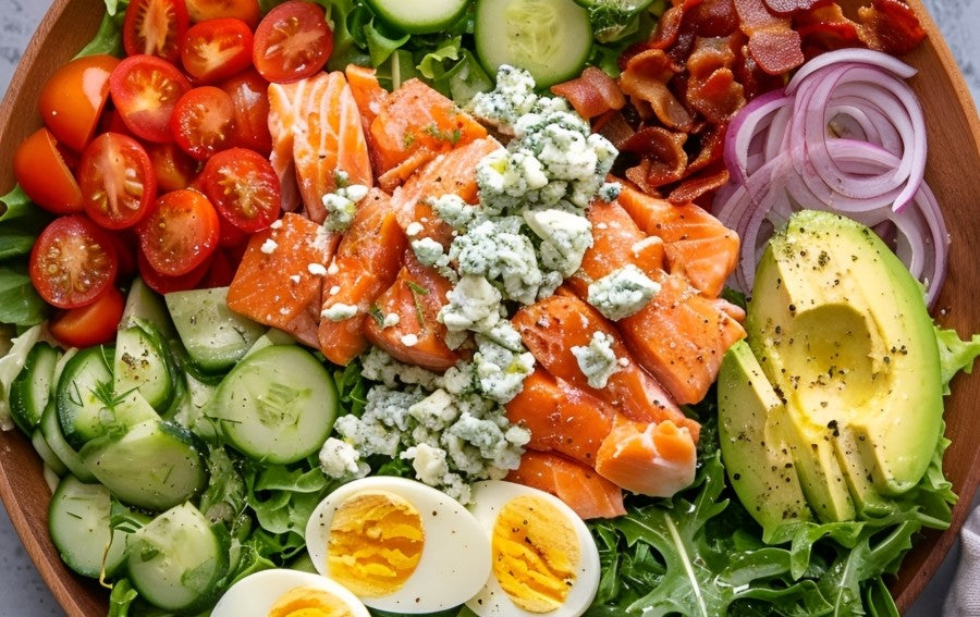 Smoked Salmon Cobb Salad