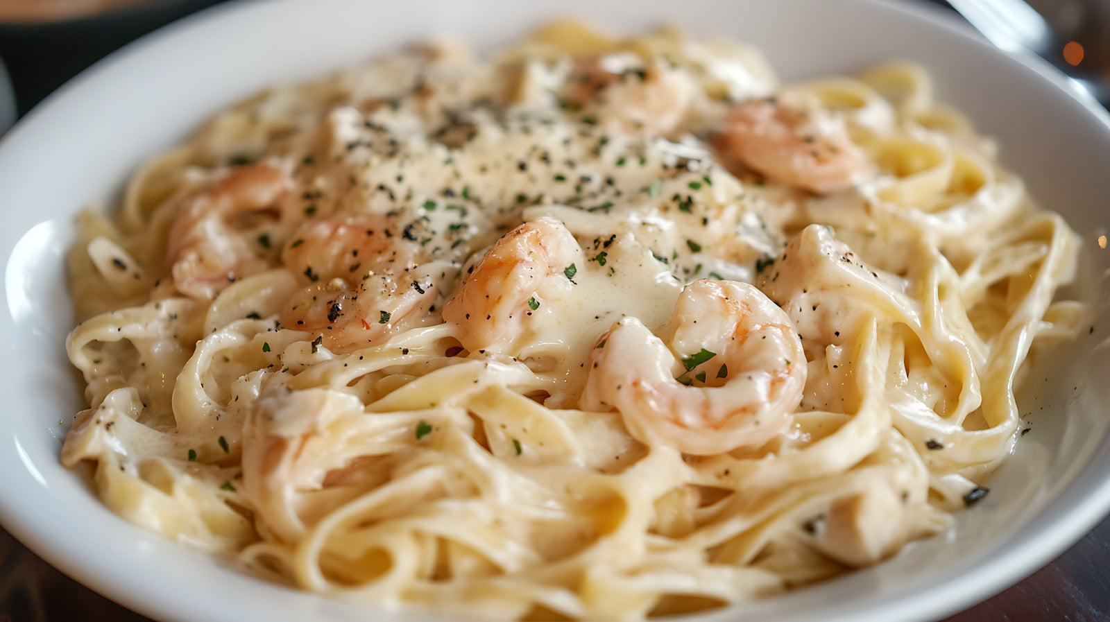 Seafood Alfredo