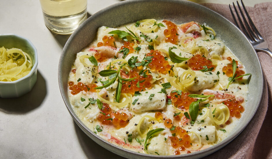 Ricotta Gnocchi with Seafood