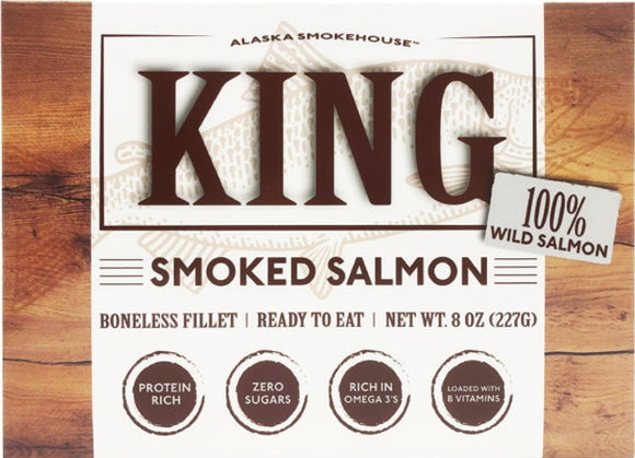 8oz Smoked King Salmon