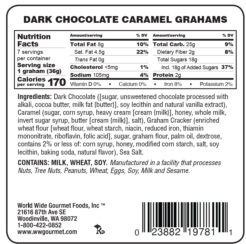 8.9 oz Chocolate Caramel Graham