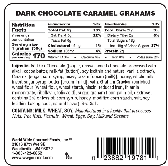 8.9 oz Chocolate Caramel Graham