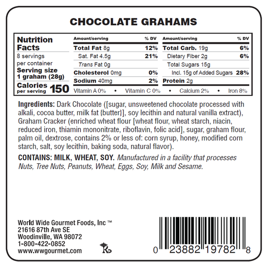 9 oz Chocolate Grahams