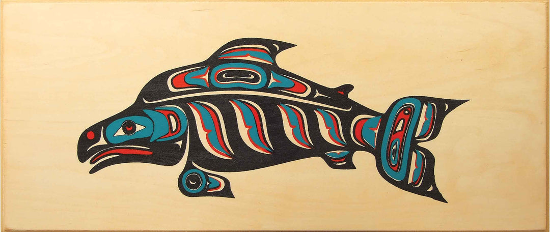 16 oz Sockeye Smoked Salmon in Wood Box