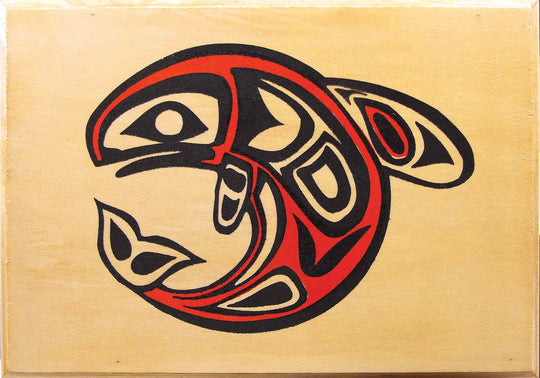 4 oz Sockeye Salmon in Wood Box