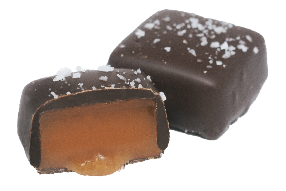 1.35 oz Dark Chocolate Salted Caramels