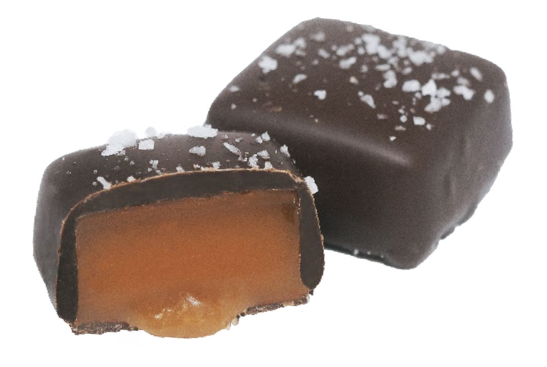 1.35 oz Dark Chocolate Salted Caramels