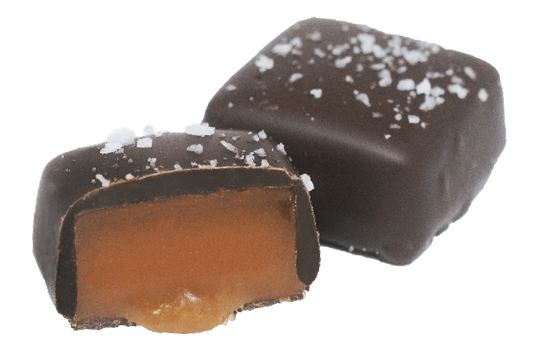1.35 oz Dark Chocolate Salted Caramels