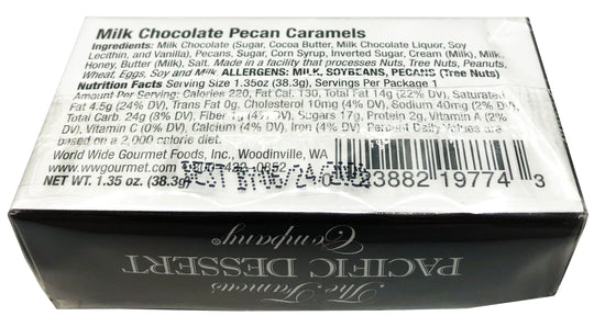 1.35 oz Milk Chocolate Pecan Caramels