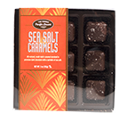 5 oz Dark Chocolate Sea Salt Caramels in Clear Box